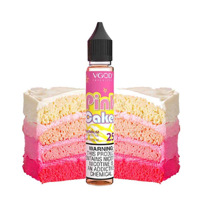 سالت نیکوتین کیک صورتی ویگاد/Vgod Pink cakes