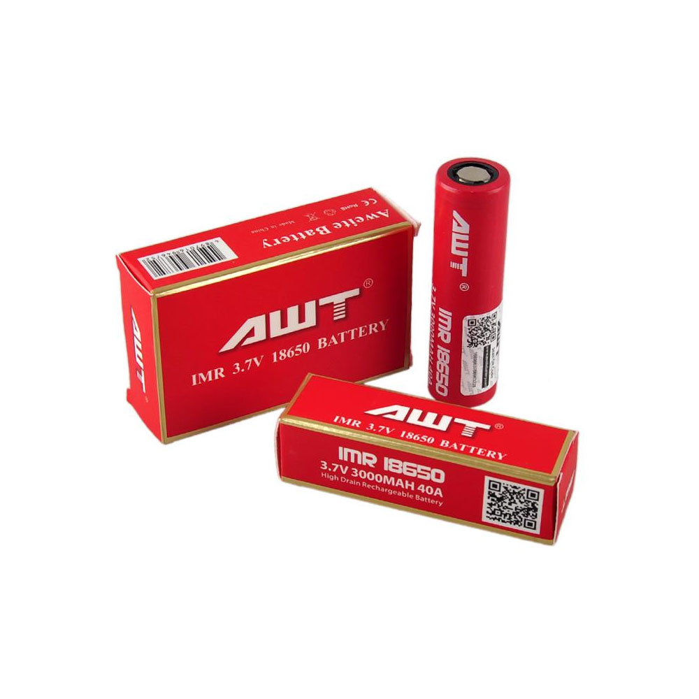 باتری 18650 لیتیوم یون ای دبلیو تی AWT 3000mAh