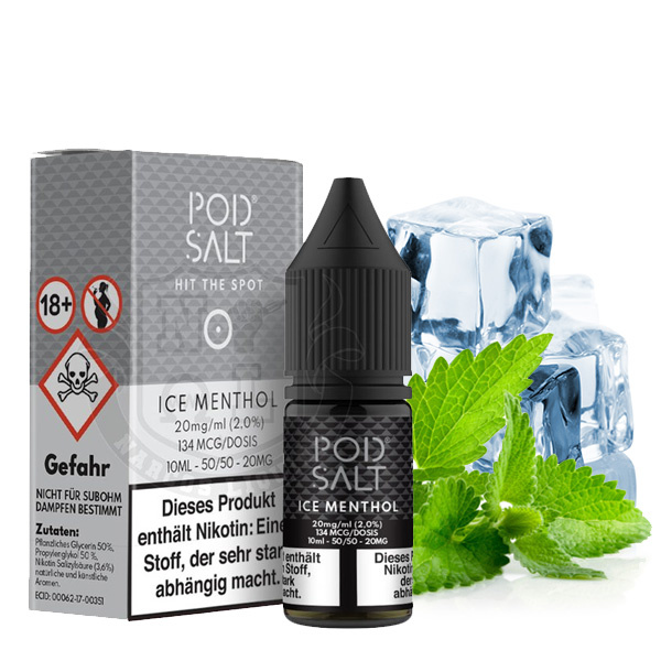 نعنا یخ برند پادسالت/Pod Salt Ice Menthol