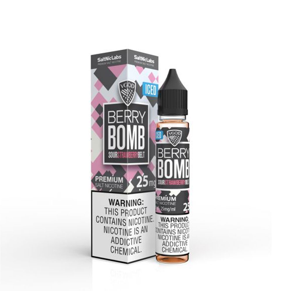 سالت بمب توت فرنگی یخ ویگاد VGOD BERRY BOMB ICE