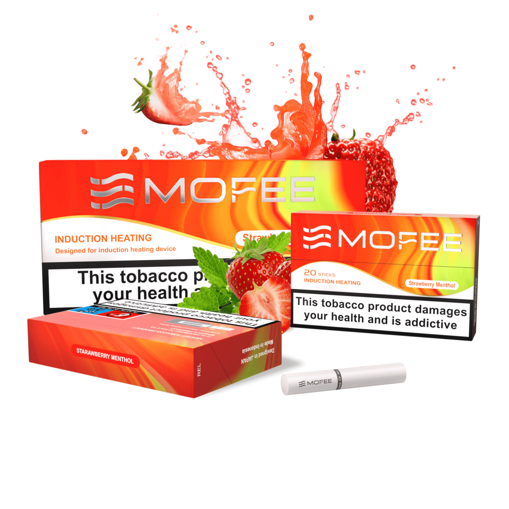 سیگار موفی توت فرنگی منتول/طعم توت فرنگی-متوسط/Mofee Strawberry-menthol