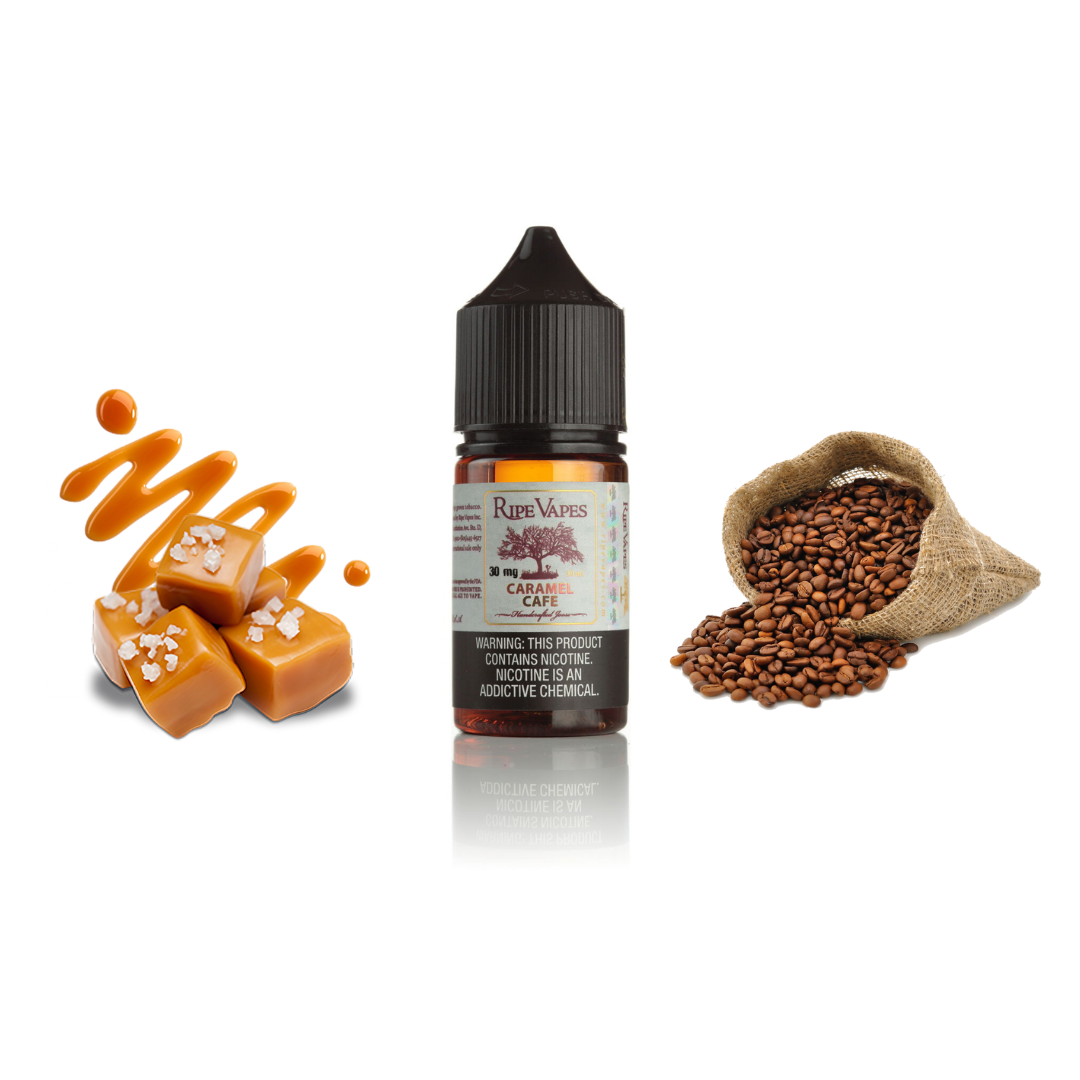 سالت رایپ ویپ قهوه کارامل/RIPE VAPES CAFE CARAMEL
