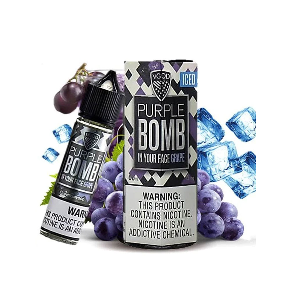 جویس بمب انگور یخ ویگاد VGOD PURPLE BOMB ICED