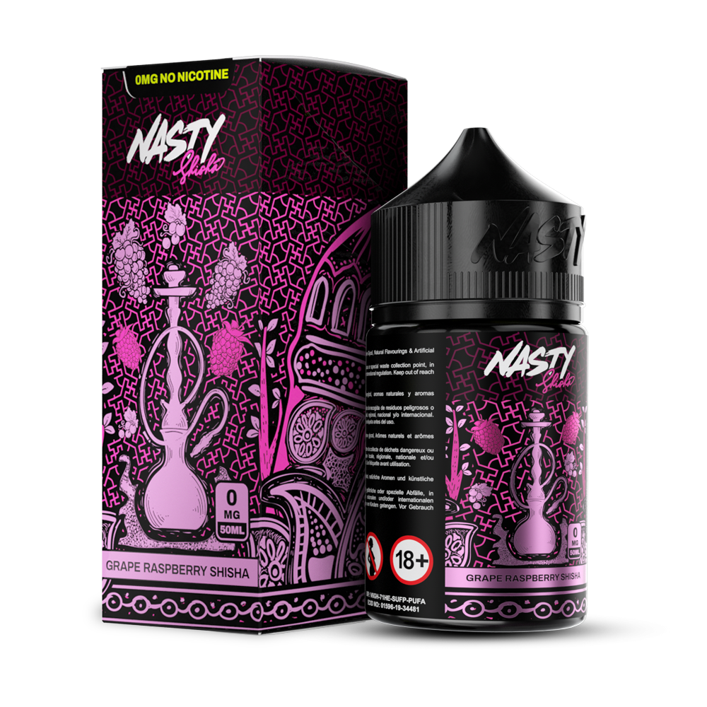 سالت انگور تمشک نستی/NASTY Grape Rasperry Shisha
