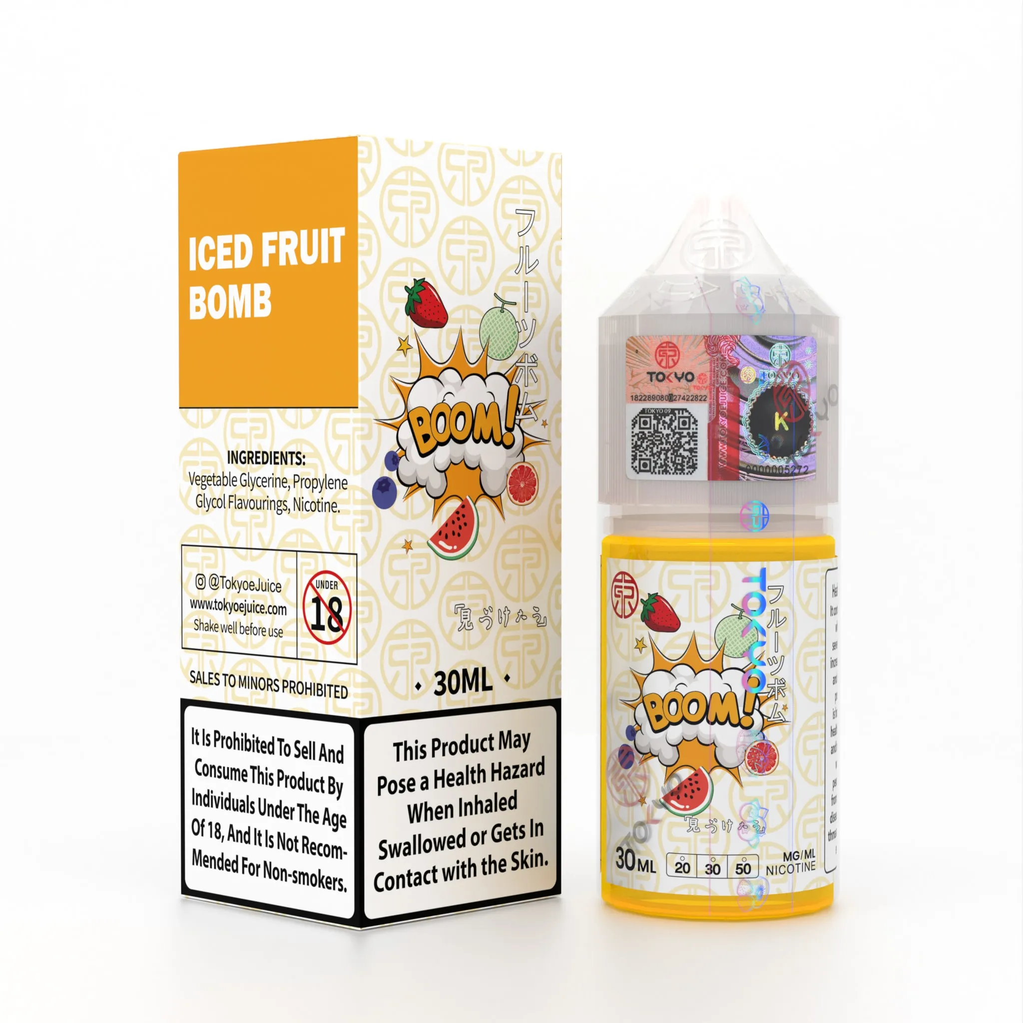 سالت فروت بمب یخ برند توکیو / Tokyo Iced Fruit Bomb