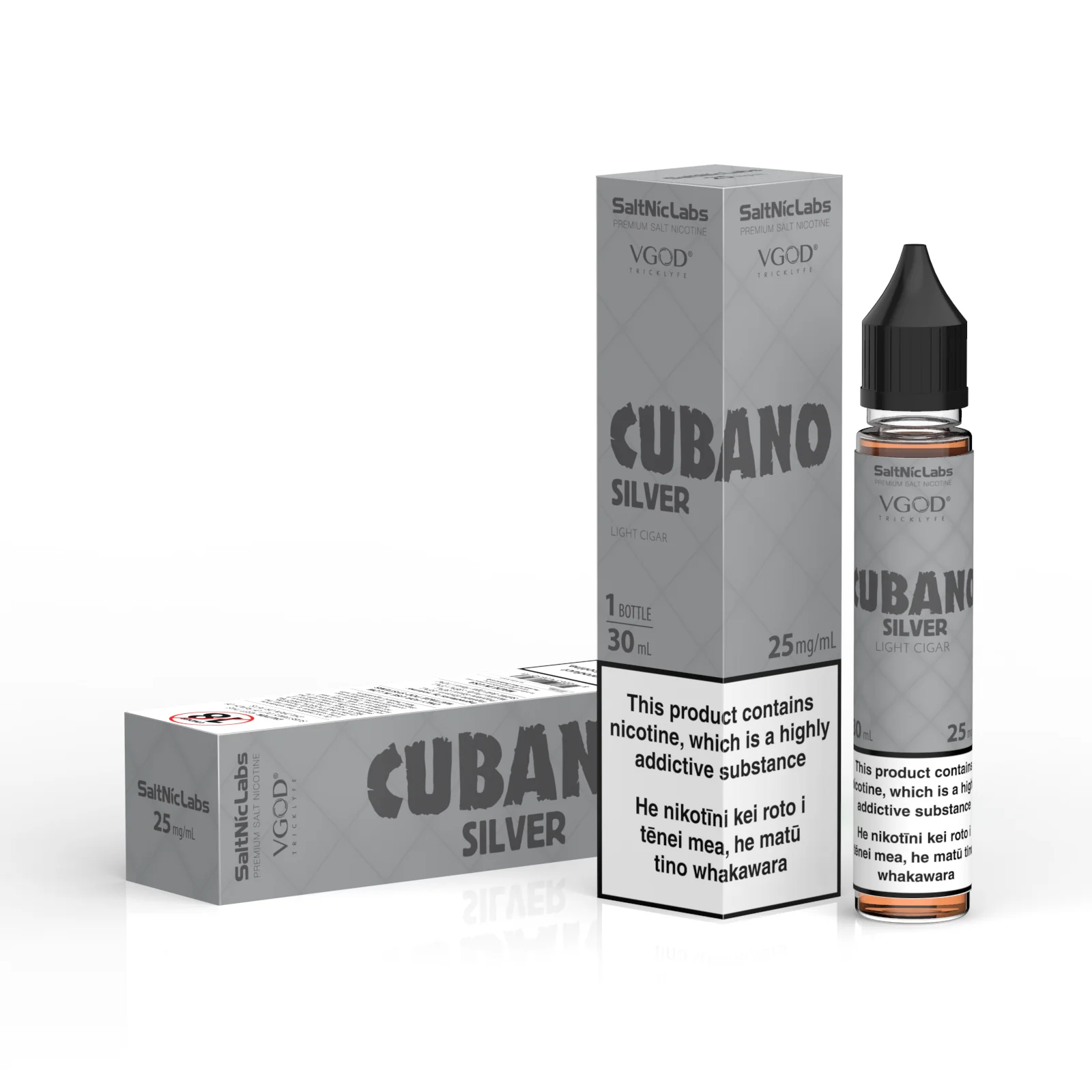 سالت نیکوتین تنباکو عسل کارامل ویگاد VGOD CUBANO SILVER