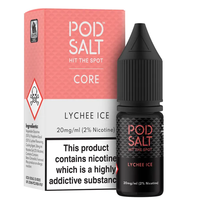 لیچی آیس برند پادسالت/Pod Salt lychee ice