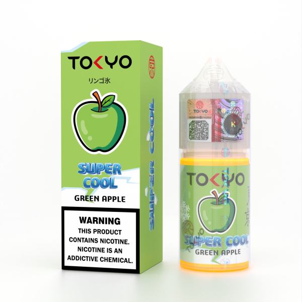 سالت سیب سبز سوپر یخ برند توکیو/Tokyo SuperCool Green Apple