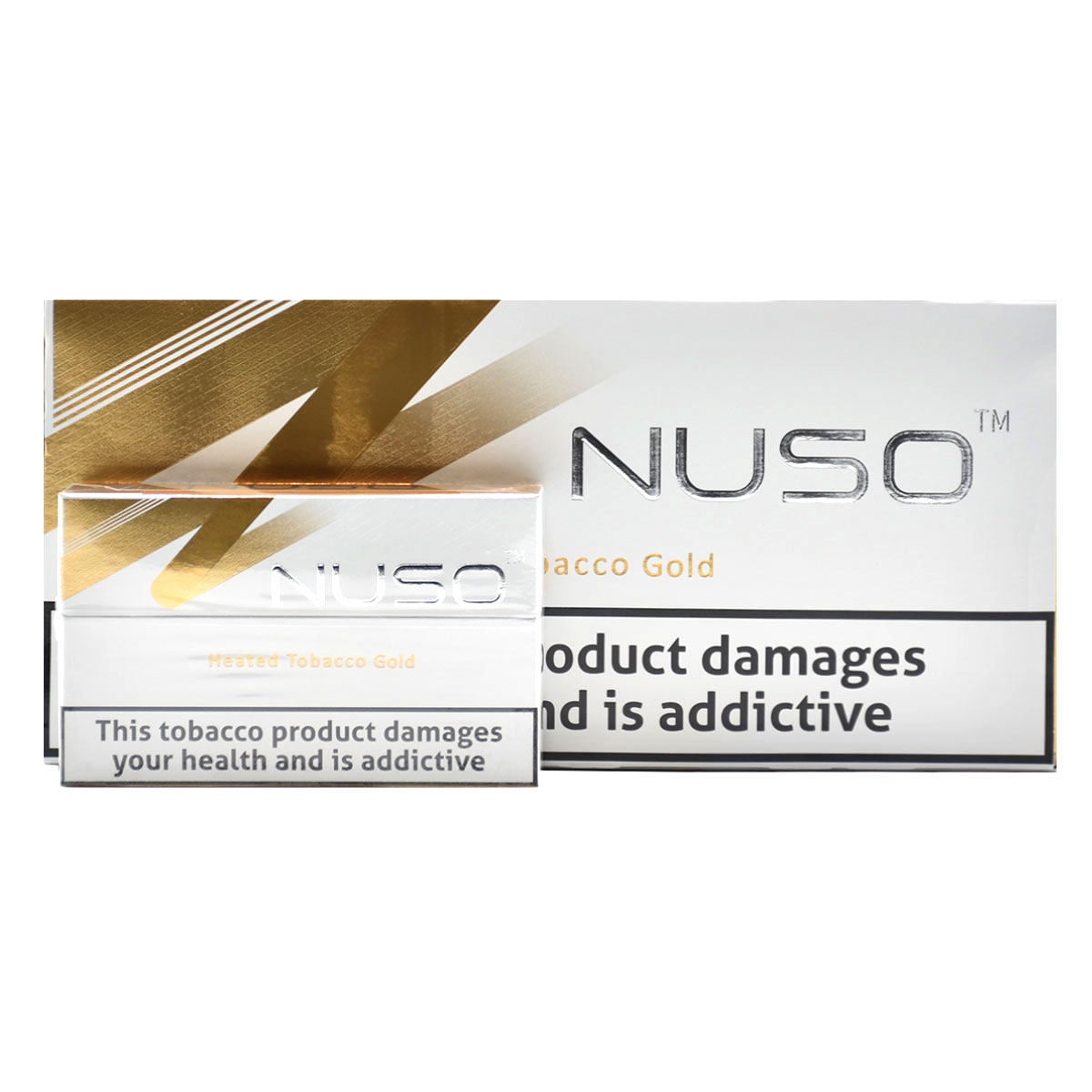 سیگار نوسو گلد طلایی/ساده و سنگین/Nuso Tobacco Gold