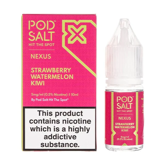توت فرنگی هندونه کیوی برند پادسالت/Pod Salt strawberry watermlon kiwi