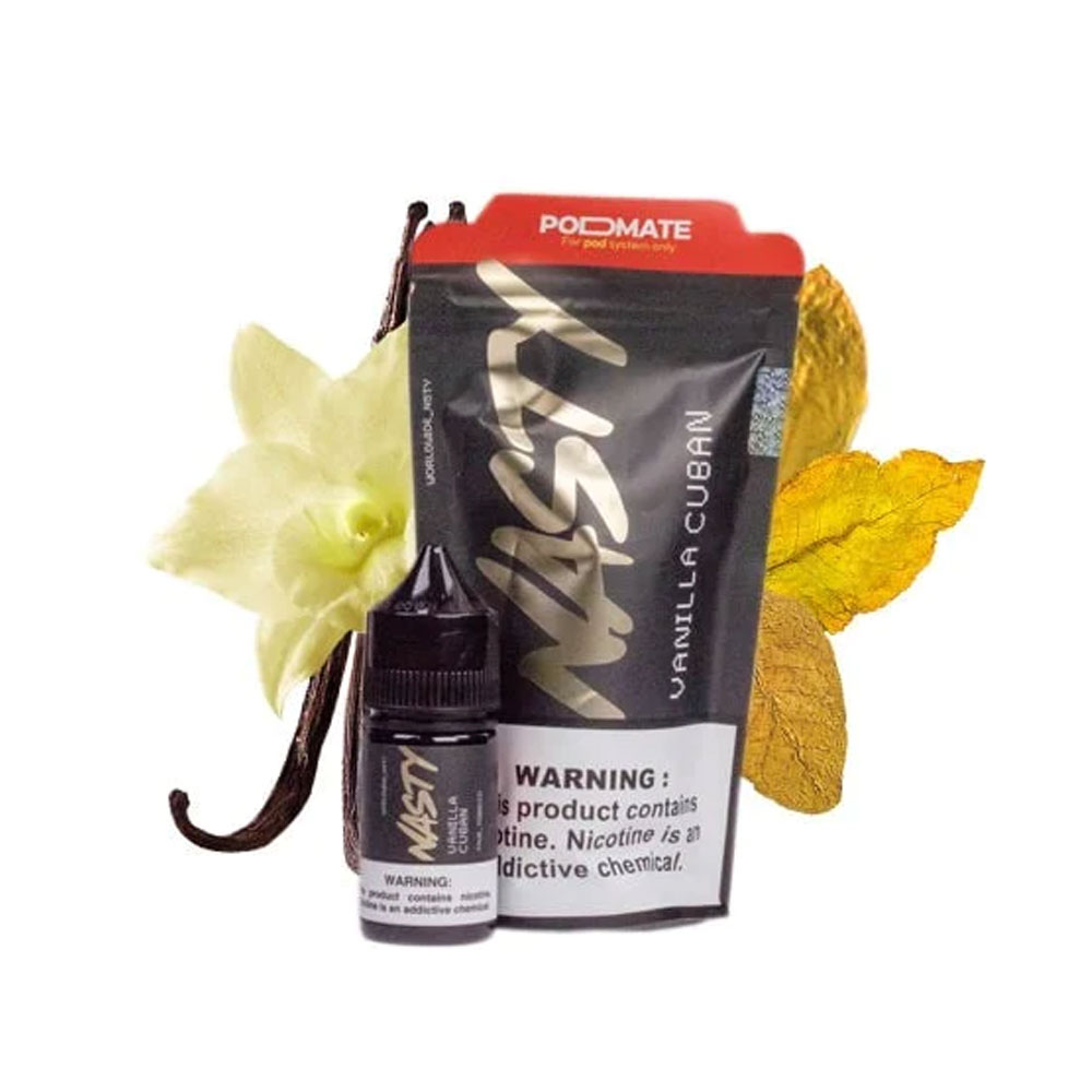 سالت تنباکو وانیل نستی NASTY PODMATE VANILLA CUBAN