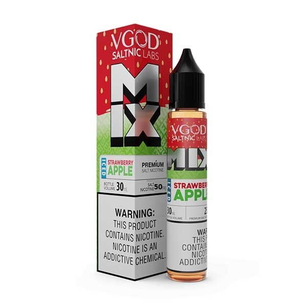 سالت سیب توت فرنگی یخ ویگاد/ VGOD strawberry apples ice