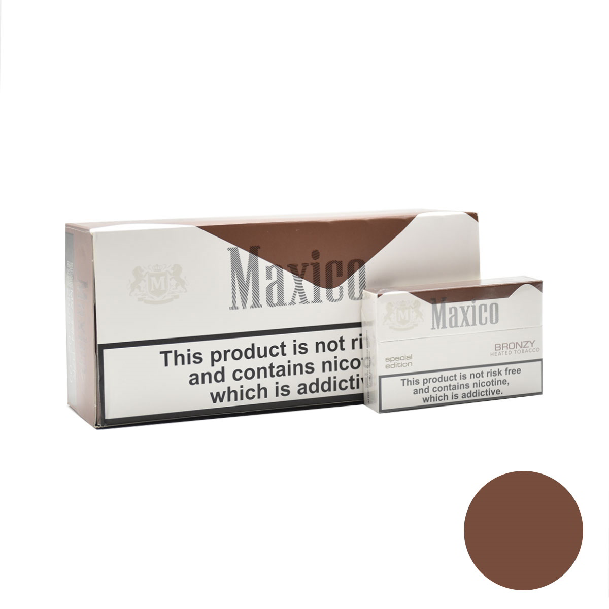 سیگار مکسیکو برنز/ طعم ساده و سنگین/ MAXICO BRONZY