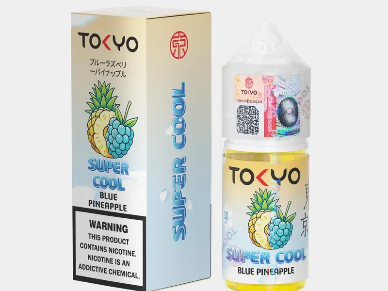 سالت آناناس بلوبری سوپر یخ برند توکیو /Tokyo SuperCool Blue Pineapple