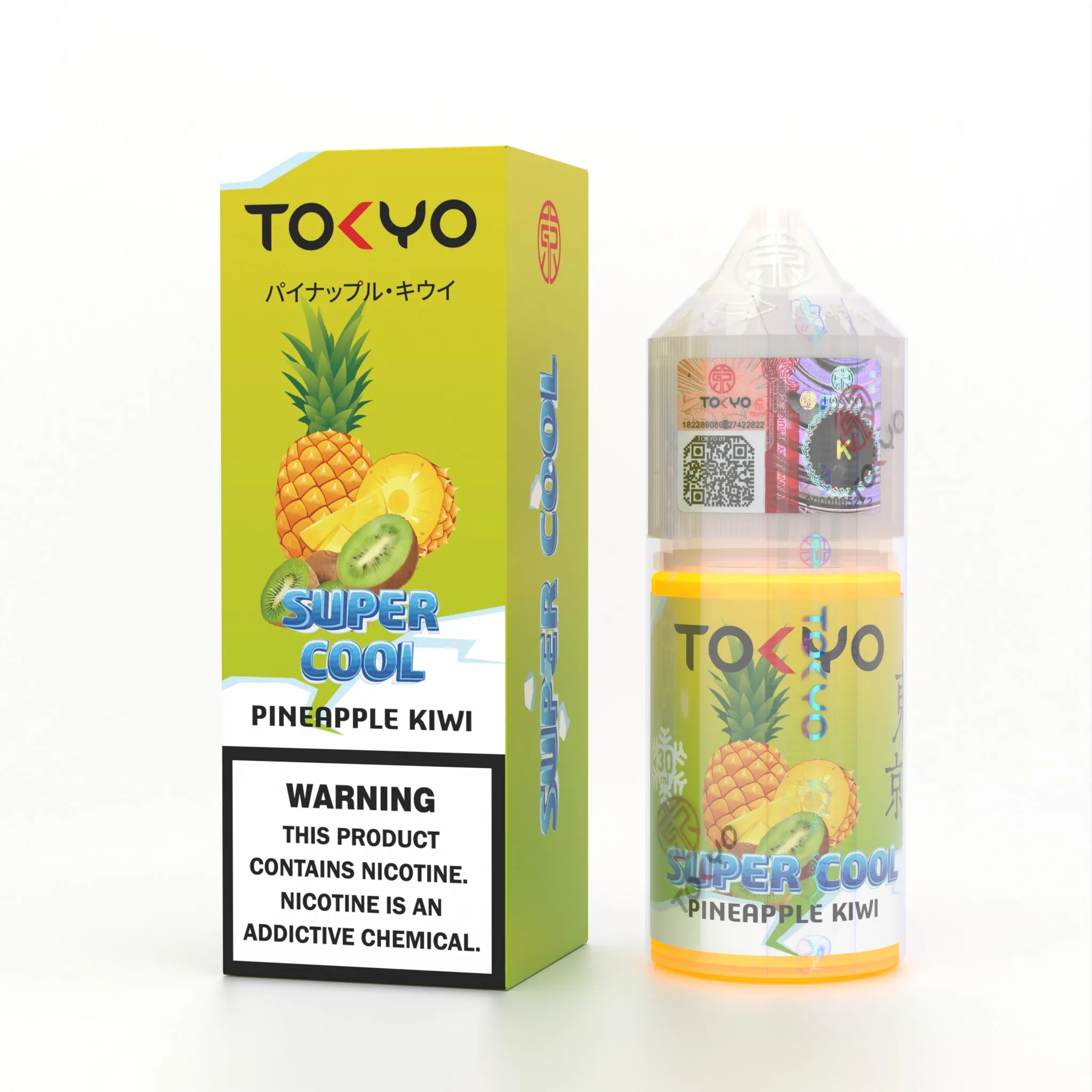 سالت آناناس کیوی سوپر یخ برند توکیو /Tokyo SuperCool Pineapple Kiwi