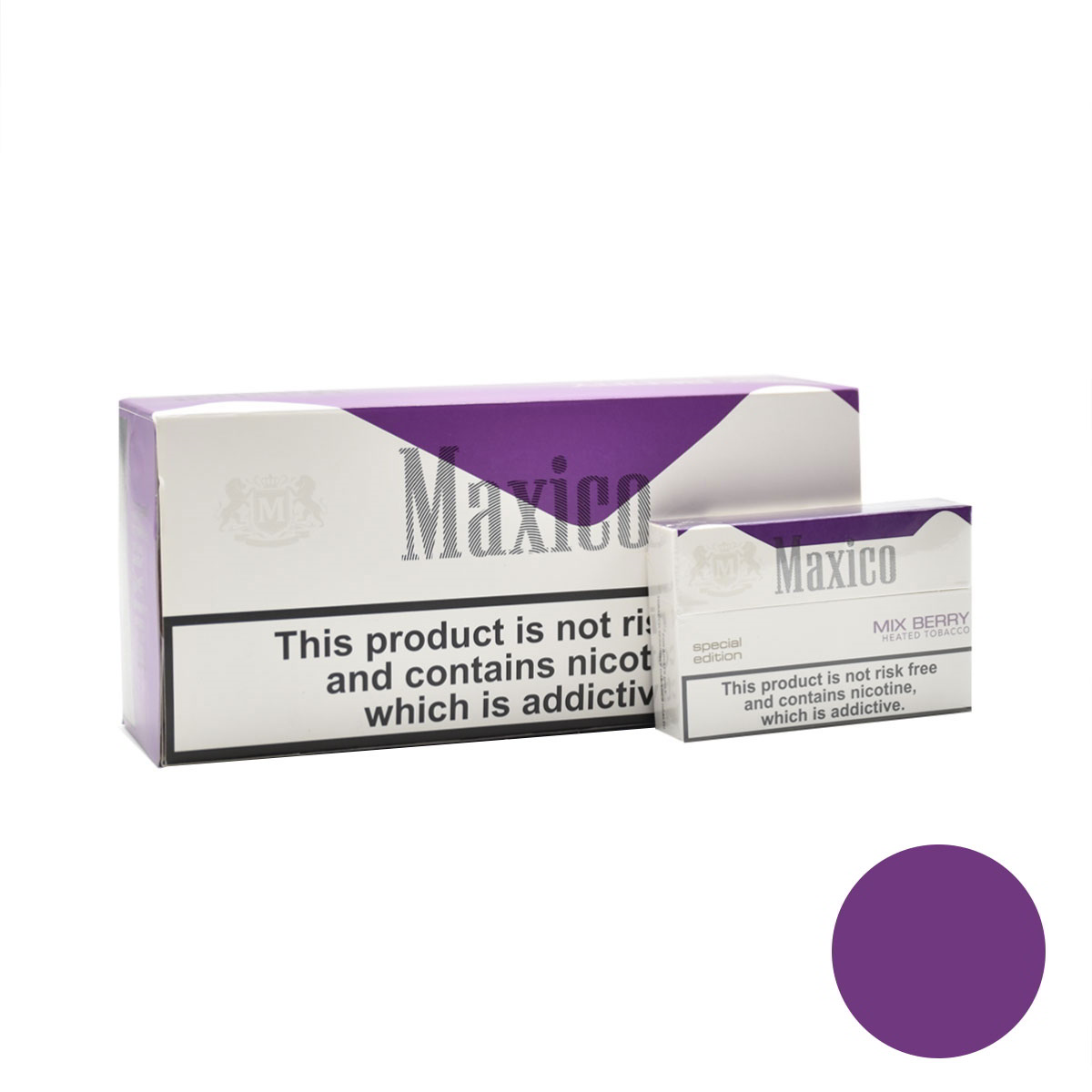 سیگار مکسیکو میکس بری/ طعم مخلوط تمشک / MAXICO MIX BERRY