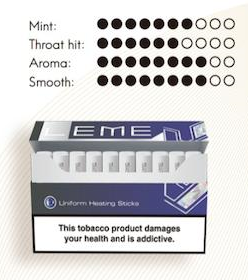 سیگار لمه آبی/طعم بلوبری-پاوردار/ LEME Blue