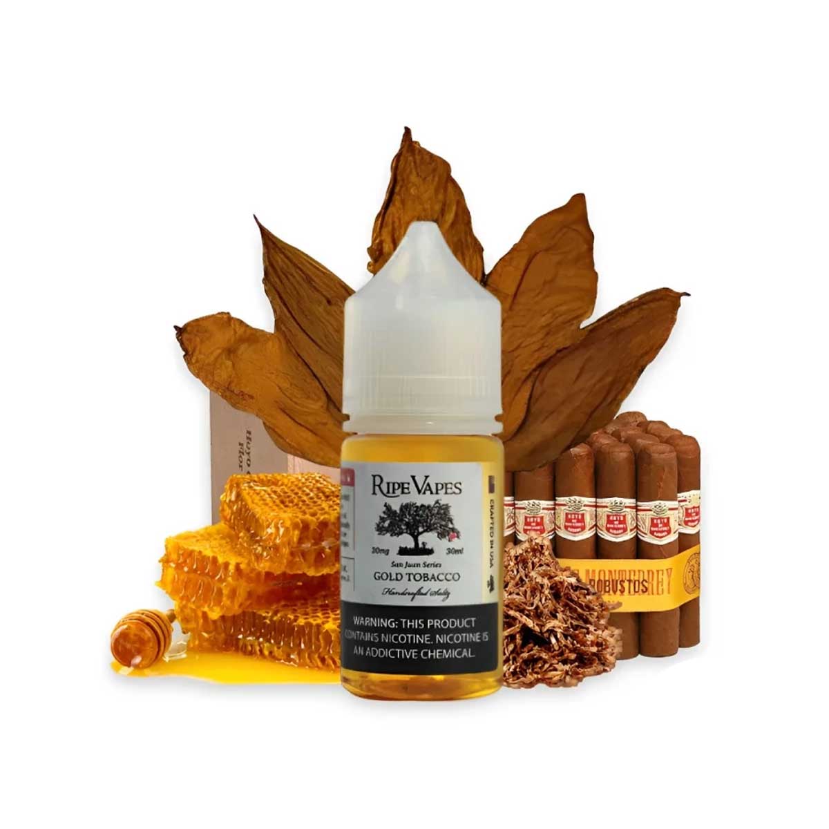 سالت رایپ ویپ تنباکو عسل | RipeVapes Gold Tobacco