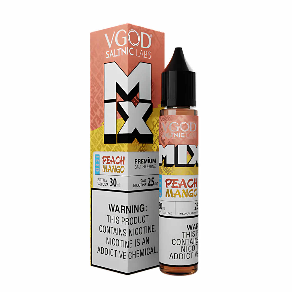 سالت نیکوتین انبه هلو یخ ویگاد / VGOD SALTNIC PEACH MANGO