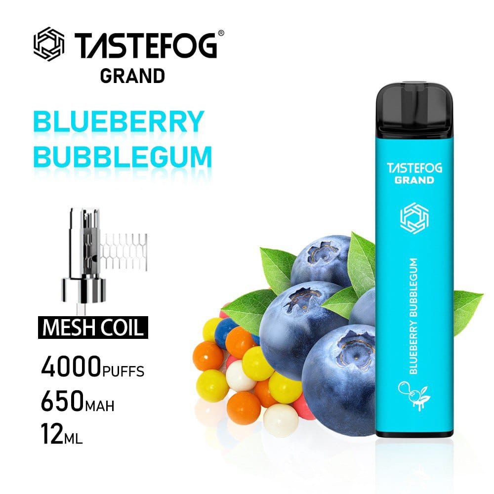 پاد یکبار مصرف با طعم آدامس بلوبری | Taste Fog Blueberry Bubble Gum (4000 پاف)