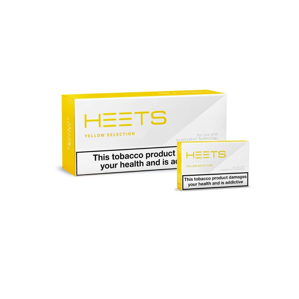 سیگار هیتس اروپایی زرد Heets yellow