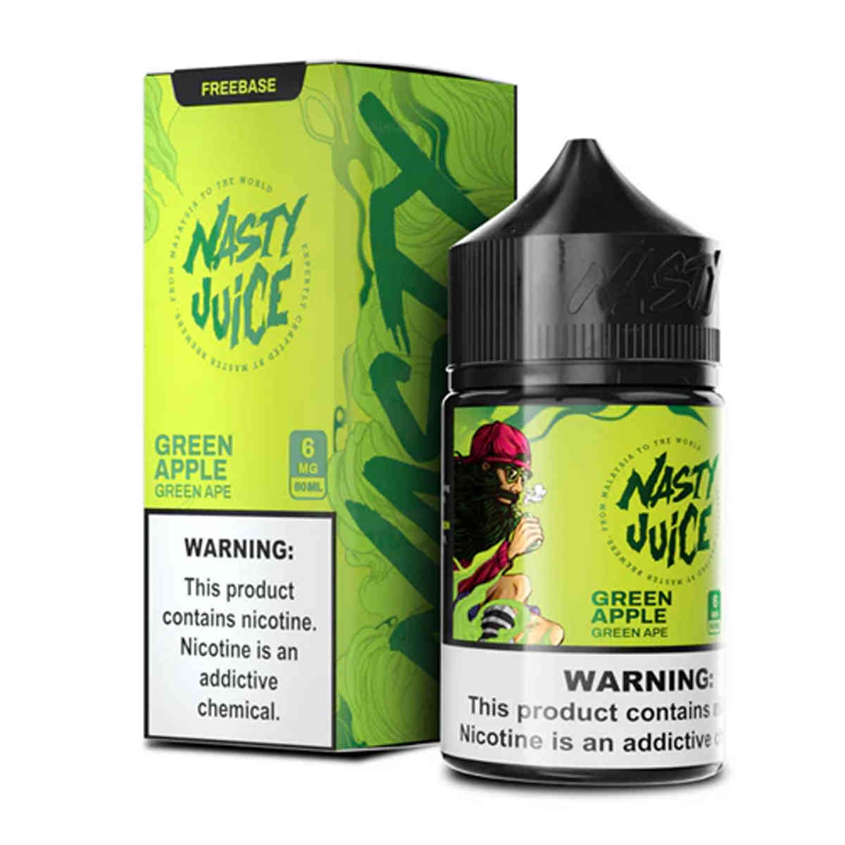 سالت سیب سبز نستی / NASTY JUICE GREEN APPLE