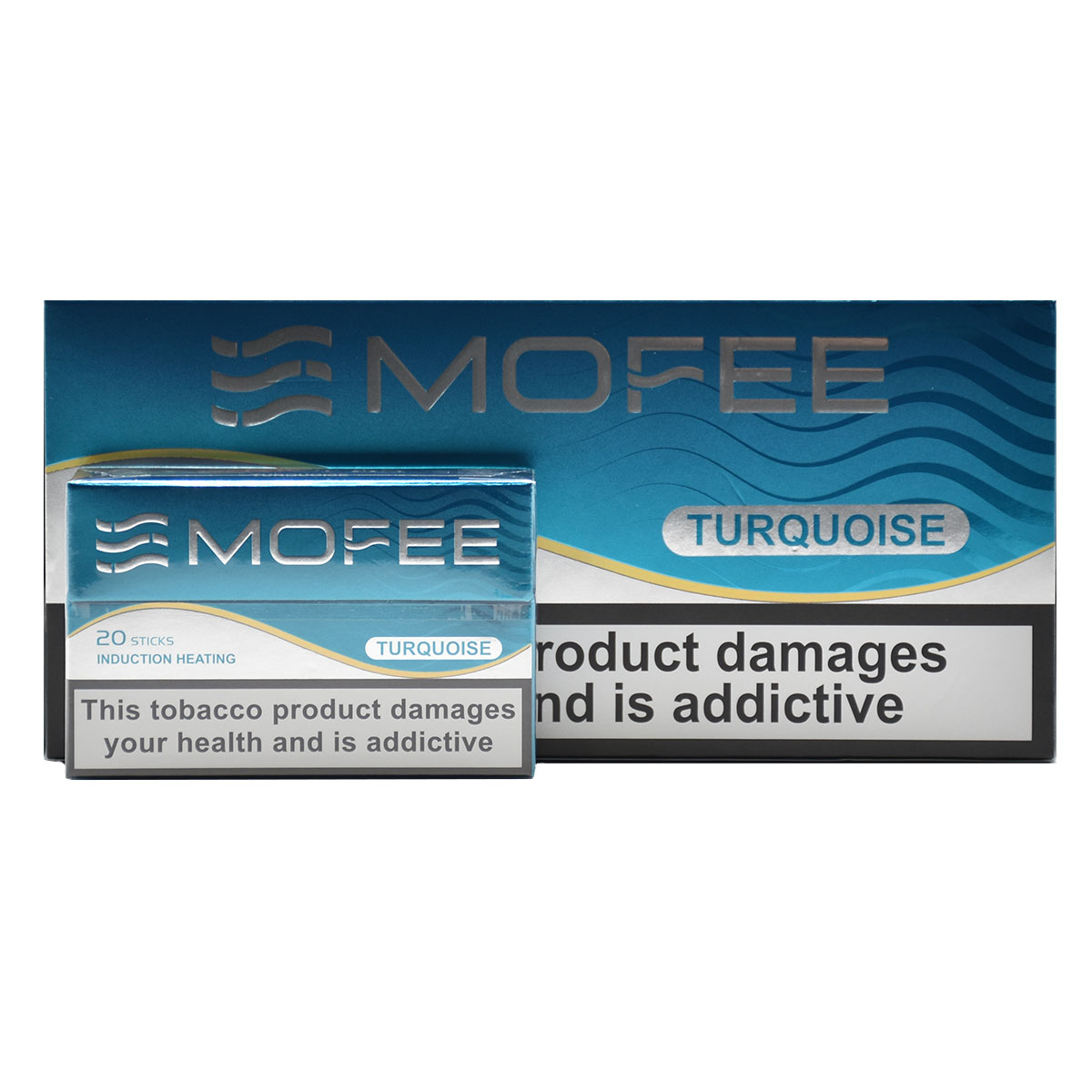 سیگار موفی سبز / طعم نعنایی-متوسط / MOFEE TURQUOISE