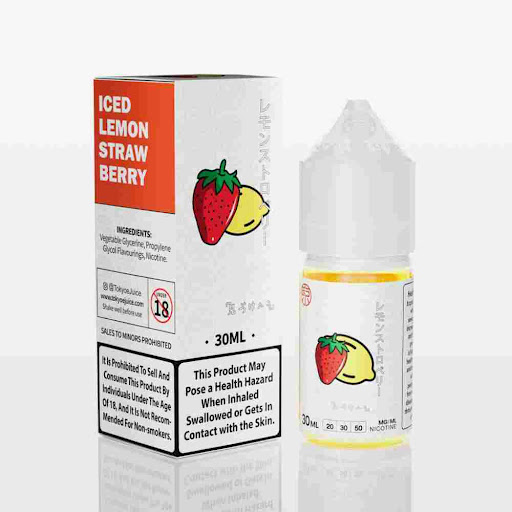 سالت توت فرنگی لیمو یخ برند توکیو /Tokyo Iced Strawberry Lemon