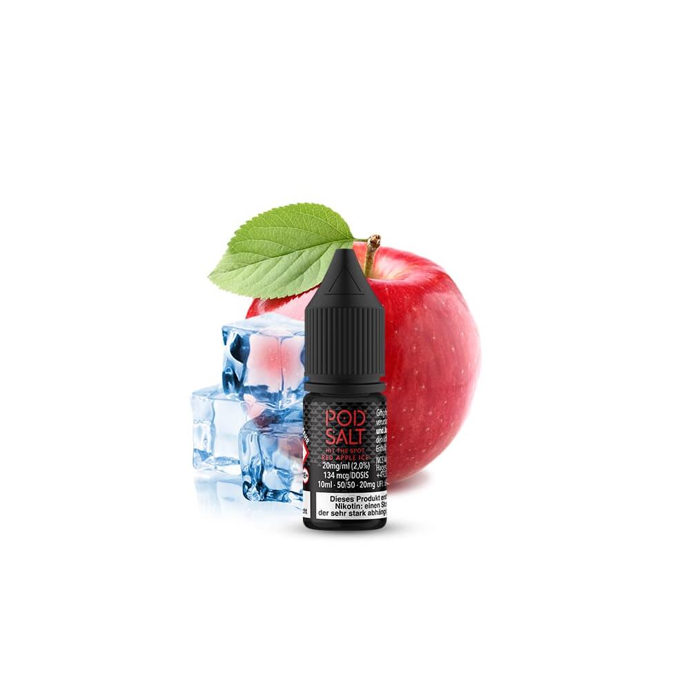 سیب قرمز یخ برند پادسالت/Pod Salt Red Apple ice
