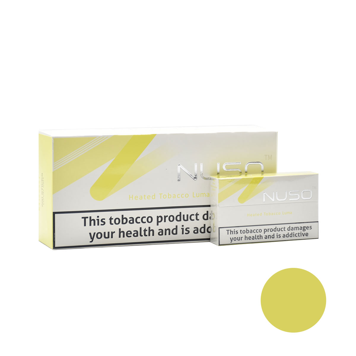 سیگار لوما برند نوسو/طعم لیمویی/Nuso Tobacco Luma