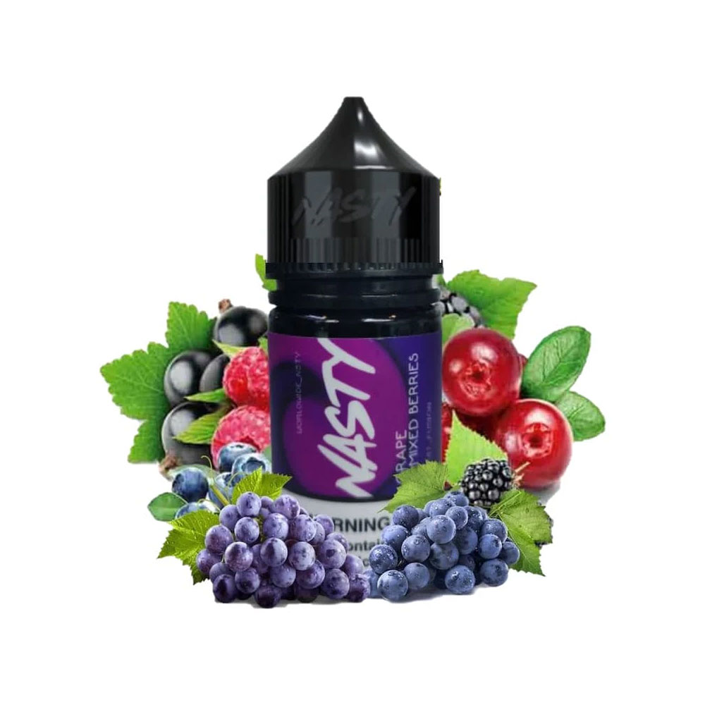 سالت انگور میکس بری نستی NASTY PODMATE GRAPE & MIX BERRIES