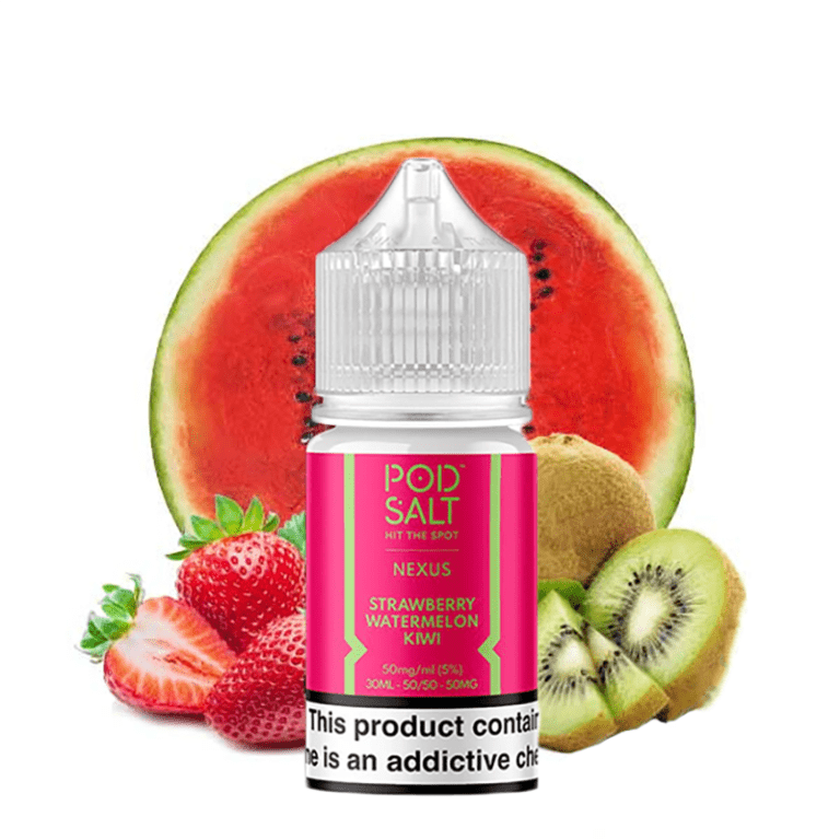 توت فرنگی هندونه کیوی برند پادسالت/Pod Salt strawberry watermlon kiwi