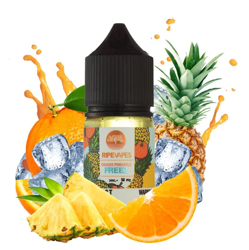 سالت نیکوتین پرتغال آناناس یخ RIPE VAPES Orange PineApple Freeze
